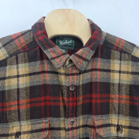 Woolrich Oxbow Bend Flannel 6111 Heavyweight Cotton Men's XXL Button Long Sleeve - Picture 7 of 11